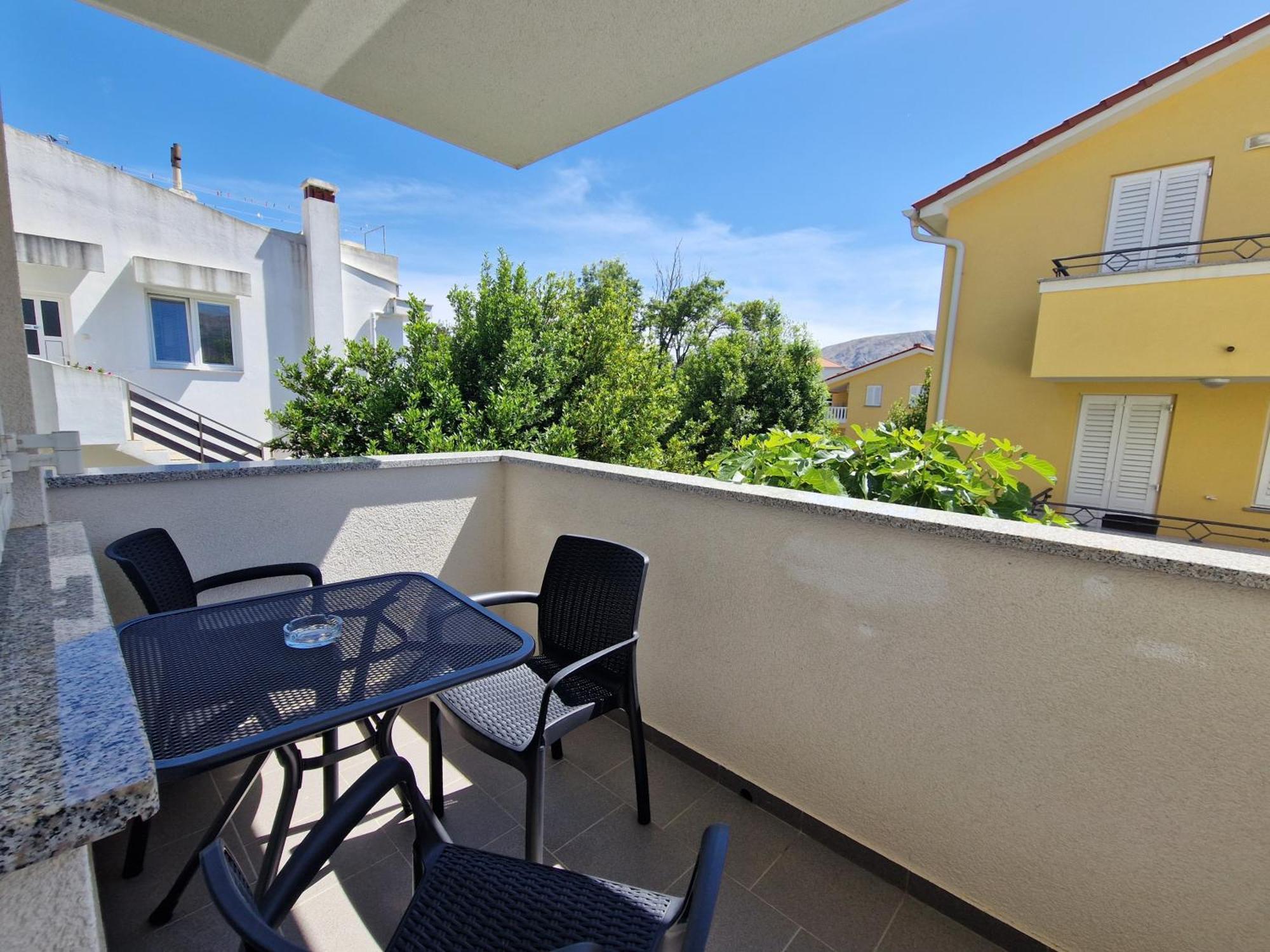 Apartment Slabek Baška Eksteriør billede