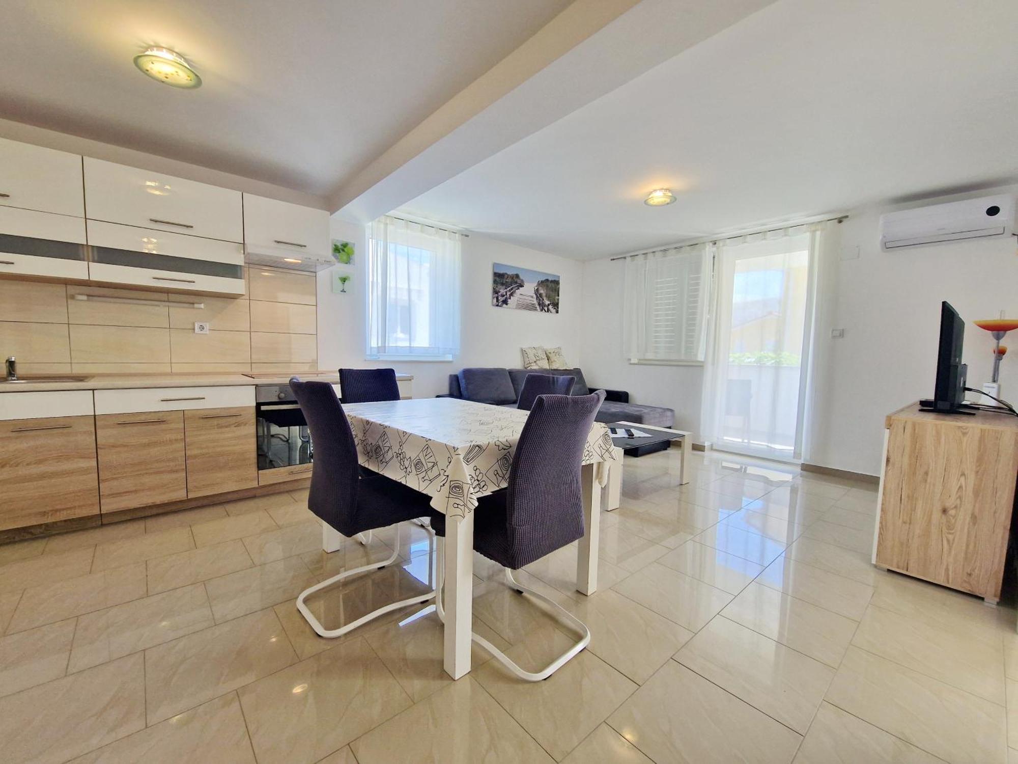 Apartment Slabek Baška Eksteriør billede